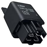 YART-1A-12DM 12V 30A 4-Pin Mini ISO SPST-NO Automotive Relay, Compatible with 30/85/86/87 Sockets, Cross-Reference 804-1A-12V (1 Form A) for A/C, Fan, Horn, Lighting Circuits