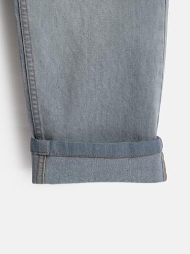 Image of Urbano Juniors Boy's Loose Baggy Fit Washed Denim Jeans Stretchable