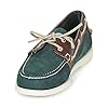 Sebago Men's Schooner Moccasins, Blue Navy-Dk Brown, 5.5 UK #3