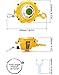 QWORK Spring Balancer, 33-49lbs (15-22kg) Retractable Balancer with 5 Ft Long Wire Rope and Hook, Retractable Spring Tool Hanging Holding Equipment