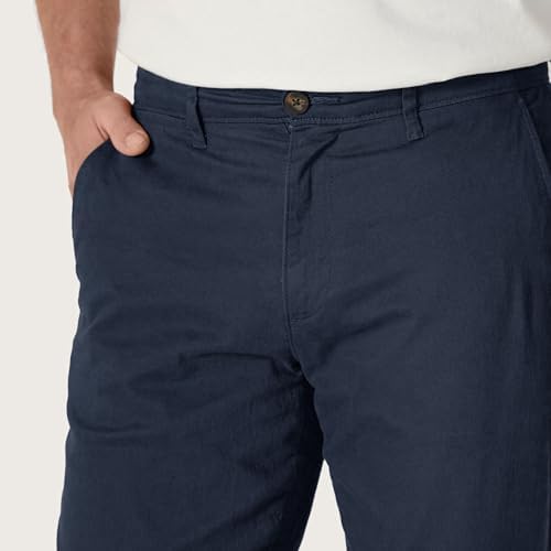 Amazon Essentials Men's Athletic-Fit Casual Stretch Khaki Pant, Navy, 35W x 30L - 3