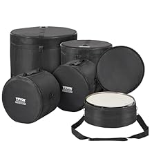 1680D Oxford Fabric: Our drum bag set utilizes 1680D thickened high-density Oxford fabric, paired with a PU waterproof coating, offering outstanding durability and waterproof capabilities. It ensures your drum equipment remains undamaged even after p...