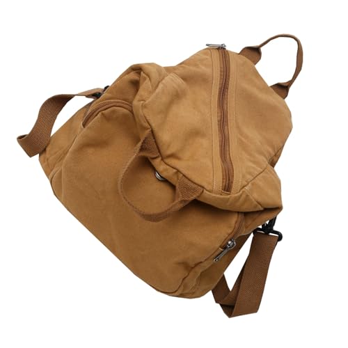 Sac à épaule toile fini le manque de place avec ce grand sac marron