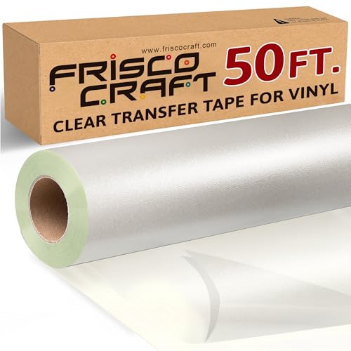Image of Frisco Craft C-370 Clear Transfer Tape for Vinyl 4 inch x 50 Feet