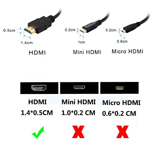 Anbear HDMI to VGA with Audio Adapter, Gold-Plated VGA to HDMI Adapter1080P Video Converter Male to Female with 3.5mm Audio Port Compatible for PC,Laptop,DVD by Anbear - Image 3