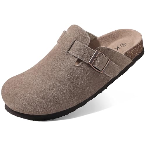KIDMI Genuine Suede Clogs