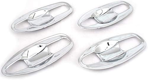 Miniatura 2 de Cubiertas de tazón de manija de puerta exterior cromadas para Nissan Rogue X-Trail 2014-2019