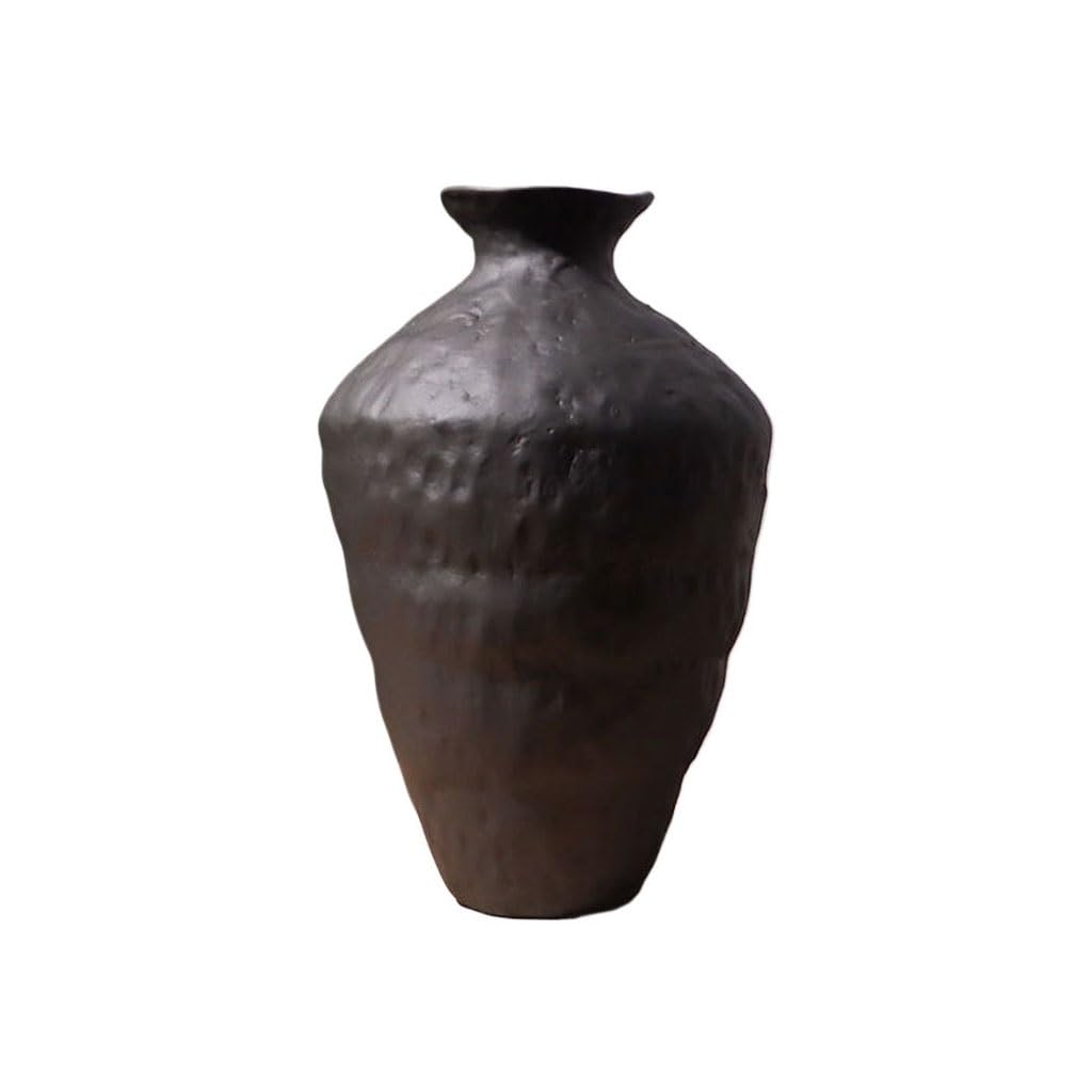 Gfhtrely A Vase Ceramic Vase Home Living Room Flower Rrangement Retro Handmade Hotel Entrance Ornaments Flower Vases