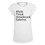 bibi und tina shirt zebra Bibi & Tina & Amadeus & Sabrina Schriftzug