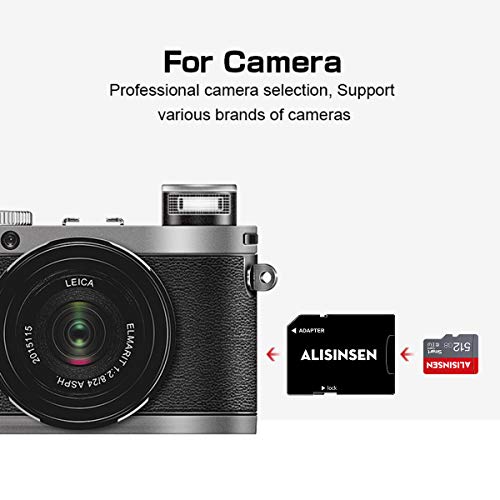 Micro Sd Card 512Gb Class 10 Memory Cards + Sd Adapter For 4K Video Pro Gopro High Speed Tf Card For Android Smartphone Digital Camera Tablet And Drone #TOP5