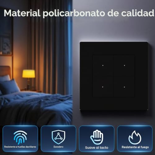 Interruptor WiFi 4 Gang empotrable Tuya Smart Life para pared 7
