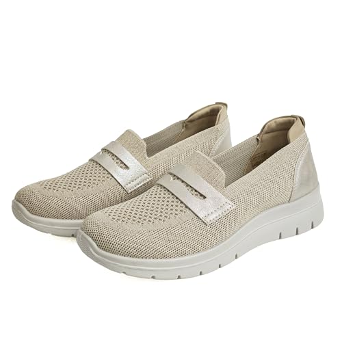 Scarpe Comode Donna Senza Stringhe, Mocassini Sportivi Slip On con