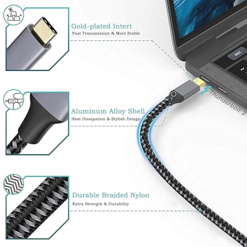 Cable USB C a HDMI 4K adaptador tipo C para iPhone 15 Pro y MacBook Air 5
