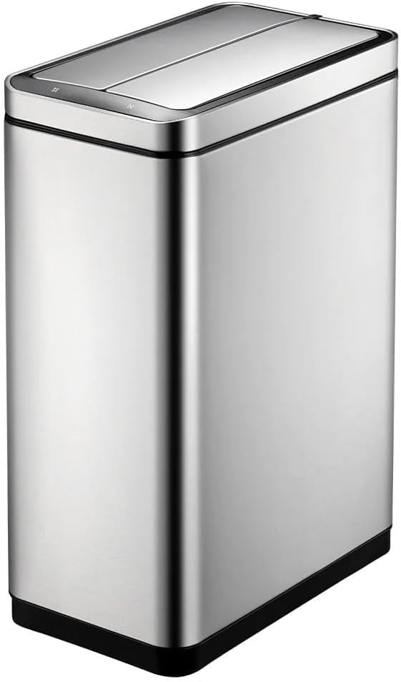 Amazon｜ゴミ箱 自動開閉 デラックスファントム シルバー 45L センサー