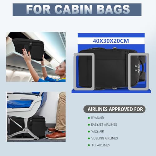Sac Cabine Ryanair 40X30X20 : Lossga Sac a Dos Voyage Cabine Avion 40x30x20 Bagages Cabine Ryan... – Image 2