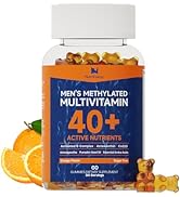 Methylated Multivitamins for Men Gummies, Mens Multivitamin Gummies, Vitamin A, C, D3, K2, E, B6,...