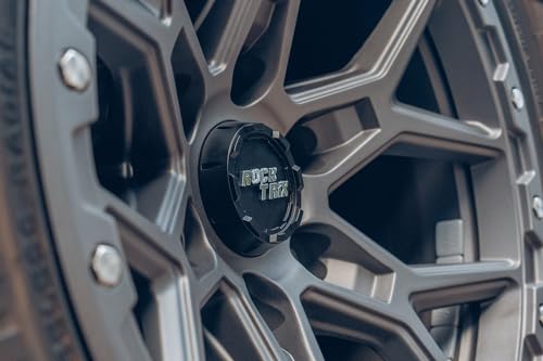 RockTrix RT107 20 inch Wheel Compatible with Chevrolet Silverado 1500 Tahoe 6x5.5" (6x139.7) Bolt Pattern, 20x9 (+12 Offset, 5.5 Backspace), Gunmetal, Also fits GMC Sierra Yukon and 2019+ Ram 1500