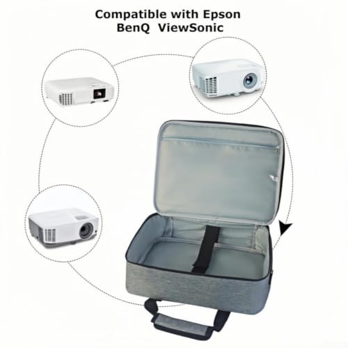 Funda de proyector ViewSonic negra maletín antigolpes 34cm 3