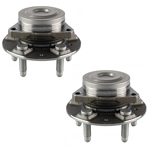 Image of TRQ 2 Piece Front Rear Wheel Bearing & Hub Assembly Set with ABS Sensor Compatible with 2019-2020 Buick Envision 2016-2019 Cadillac ATS CT6 CTS 2018-2021 Chevrolet Camaro
