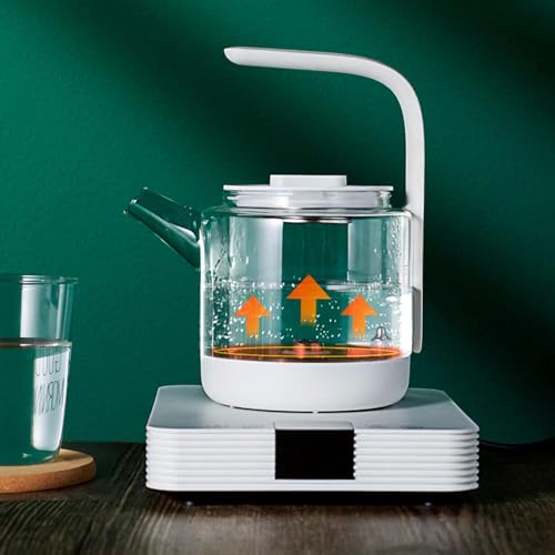 Tetera eléctrica automática 1L vidrio 1200W miniatura 6