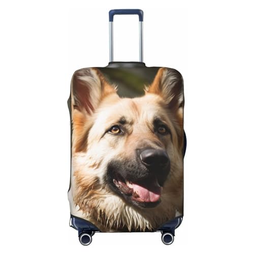 Housse de protection pour bagages extensible noire L contre les rayures