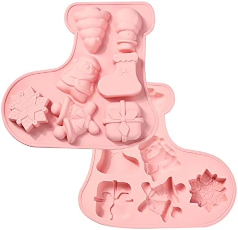 UR URLIFEHALL 2 Pcs Baby Feet Resin Food Grade Silicone Moulds Fondant Moulds for DIY Cake Chocolate Candy Decoration Soap Making