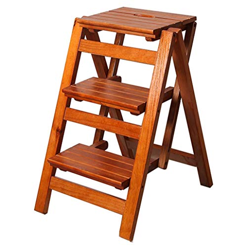 Taburete alto convertible para alcanzar estantes altos en cocina 2
