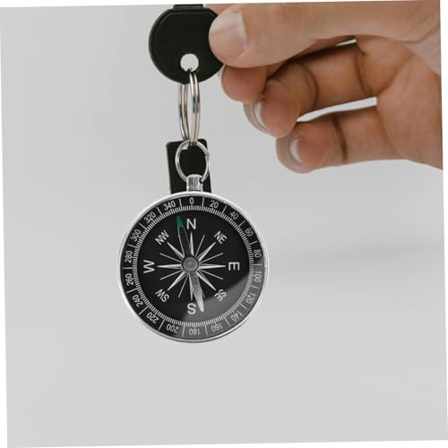 Set de 4 brújulas portátiles de aluminio para camping miniatura 5