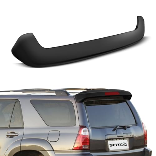 SCITOO ABS Spoiler for 2005-2009 for Toyota for 4Runner Trunk Spoiler Roof Lip Kit, Rear Spoiler Wing, Car Rear Spoiler Exterior Rear Spoiler Kit (Matte Black)