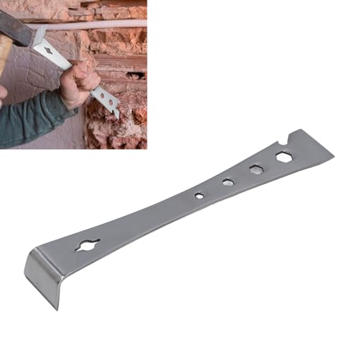 Flache Brechstange aus Edelstahl, Flache Brechstange, Robustes Metrisches Edelstahl-Metallschaber-Werkzeug für die Auto-Demontage und Modifikation