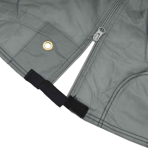 Funda protectora para autocaravana resistente a rayos UV e impermeable gris 970 cm 7