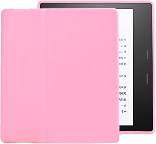 Young me Kindle Oasis Case (9th Generation, 2017 Release) - Slim Fit TPU Gel Protective Cover Case for All-New Kindle Oasis E-Reader 7" (Pink)