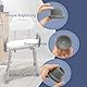 Badewannenstuhl-Ersatzfüße, Dusch-WC-Sitz und mobiler Behindertentisch rutschfeste Eckkappen, 1-1/8 Innendurchmesser, 4 Stück