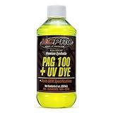 HCPRO PAG 100 UV Dye A/C Compressor Oil – High-Viscosity Leak Detection Lubricant for Automotive Air Conditioning Systems, Professional-Grade PAG 100 Lubricant for A/C Compressor Protection (1)