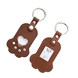 [CoralCraft] ペット 遺毛 ケース 肉球 写真入りキーホルダー 携帯用 犬・猫・うさぎ用 ペット メモリアルグッズ かわいい 手元供養 お守り 多色選べる ペットの思い出を形に