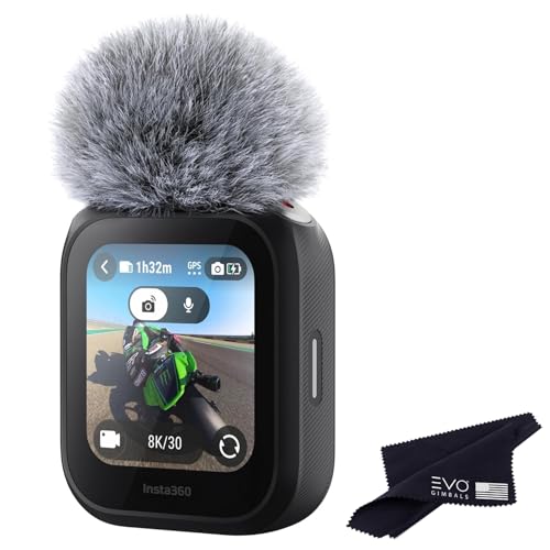 Insta360 GPS Preview Remote with Built-in Mic, All-in-one Remote Compatible