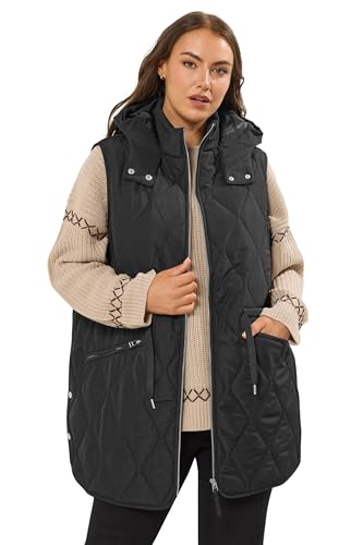 Image of Yours Curve Quilted Gilet - Women's - Plus Size Curve
