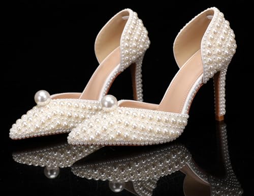 Minishion Womens Slip On Shoes for Wedding Sexy Elegant Evening Prom Pumps3