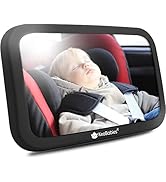 Baby Car Mirror - Baby Mirror for Car Seat Rear Facing Infant - Safety Baby Car Seat Mirror - Wid...
