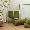 CAI TENG Fleece Throw Blankets Lightweight Warm Soft Cozy Dog Blanket Bulk 6 Pack Fleece Blanket Solid for Home, Bed, Sofa, Dorm, Office, Gifts, Outdoor Olive Green 50 x 60 inch #2