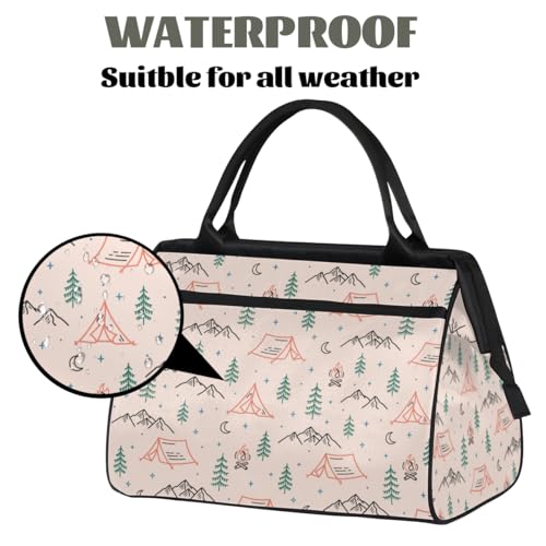 Large Tote Bag for Women with Zipper, Work Gym Tote Nurse Dance Yoga Bag for Sport, Travel3