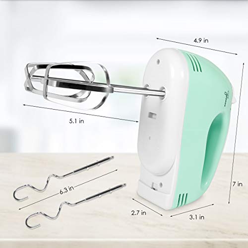 Seven-first 2021 Upgraded Electric Hand Mixer, 7-Speed Hand Mixer, Portable Kitchen Hand Held Mixer, Egg Whisk, Cake Mixer, Cream Food Beater, Baking & Cooking