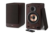 𝗣𝗮𝗶𝗿 𝗼𝗳 𝟮 𝗕𝗹𝘂𝗲𝘁𝗼𝗼𝘁𝗵 𝘀𝗽𝗲𝗮𝗸𝗲𝗿𝘀 in a sleek brown surround. 60W (2 x 30W) RMS 2-way active speakers system with Bluetooth USB playback plus optical, Aux and RCA inputs making these ideal for any bookshelf 𝗩𝗲𝗿𝘀𝗮𝘁𝗶𝗹𝗲 𝗖𝗼𝗻𝗻𝗲𝗰𝘁𝗶𝘃𝗶𝘁𝘆 𝗢𝗽𝘁𝗶𝗼𝗻𝘀– Enjoy seamless au...