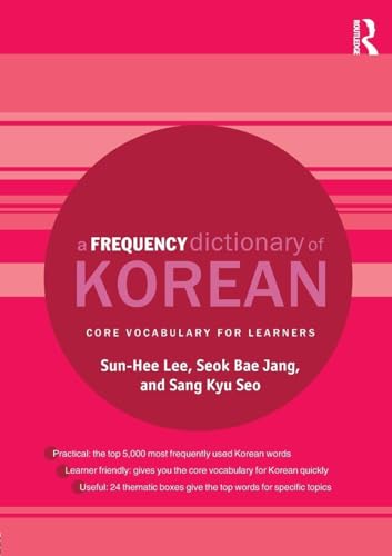 A Frequency Dictionary of Korean (Routledge Frequency Dictionaries)