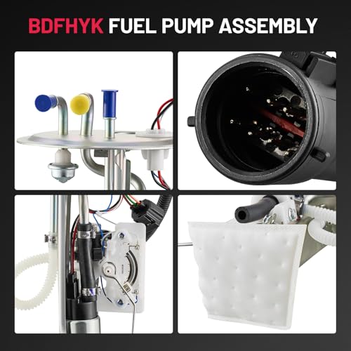Image of BDFHYK Electric Fuel Pump Module Assembly Compatible with Ford Ranger 2000-2001 2.5L l4,3.0L V6,4.0L V6,Compatible with Mazda B2500 2001-2001 2.5L l4 Replace SP2269H