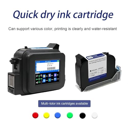 Image of 12.7mm Portable Mini Printer Handheld Inkjet Printer for Text QR Barcode Image Batch Number Logo Image(JP)