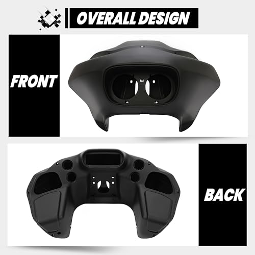 image for HECASA Batwing Front Inner & Outer Fairing Compatible with 1998-2013 H