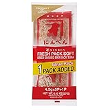 [Ninben] Authentic Dried Bonito Flakes (Hana Katsuo: 花かつお) Fresh Pack | Japanese Katsuobushi (鰹節) | Fresh & Original Flavor | Dried Shaved Skipjack Tuna | Product Of Japan (0.95 Oz x 5 Packs + 1 Bonus Pack)