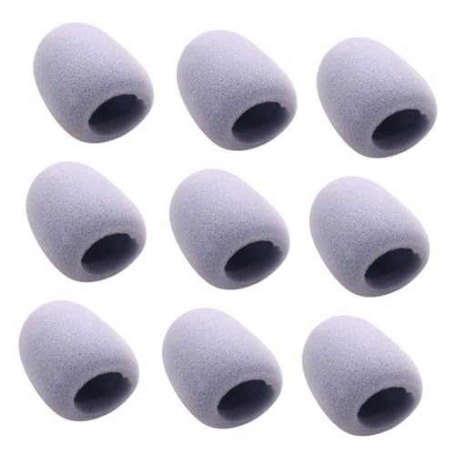 GOOHOCHY 9pcs Covers Noise Reduction Windscreen for Enhanced Recording Quality Ktv Dance Balls Conferences and Performances
