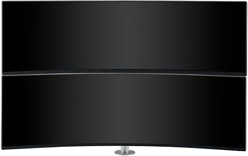 Miniatura 3 de Atdec Soporte de escritorio para monitor pesado de doble pila, plano y curvado de hasta 49 pulgadas, VESA 75 x 75, 100 x 100